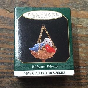 Hallmark Welcome Friends Miniature Ornament 1997